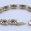 Laden Sie das Bild in den Galerie-Viewer, Vintage Granat-Armband „mit Böhmischem Granat“ / 333er - 8 Karat Gelbgold 18cm