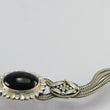 Laden Sie das Bild in den Galerie-Viewer, Vintage Damen Silberarmband mit Onyx 925er Silber