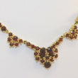 Laden Sie das Bild in den Galerie-Viewer, Vintage Collier mit Granat / 333er 8 Karat Gelgold 40cm