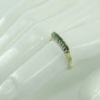 Laden Sie das Bild in den Galerie-Viewer, Vintage Damen Ring 585er Gelbgold mit Smaragd ca. 0.10 ct 56 17,8 mm Ø *