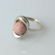 Laden Sie das Bild in den Galerie-Viewer, Vintage Silberring mit Rosenquarz Damen / 835 Silber