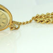 Laden Sie das Bild in den Galerie-Viewer, Vintage Dugena Taschenuhr mit Kette - Handaufzug - Vergoldet