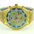 Laden Sie das Bild in den Galerie-Viewer, Swatch 22 Jewels Chronograph 408 Damenuhr Quarz Swiss Made / Modell Nr: 838