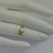 Laden Sie das Bild in den Galerie-Viewer, Vintage Damen-Ring mit Perle / 333er - 8 Karat Gelbgold - 50 15,9 mm Ø *