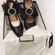 Laden Sie das Bild in den Galerie-Viewer, Original Gucci Pumps Schuhe Highheels Größe 38 / Strasssteine-