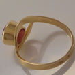 Laden Sie das Bild in den Galerie-Viewer, Vintage Damenring mit Turmalin 2.0 ct. 583er 14 Karat Gold-56 17,8 mm Ø *