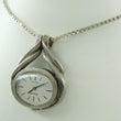 Laden Sie das Bild in den Galerie-Viewer, Vintage "Ispra" Taschenuhr Quartz mit 925er Silber Kette