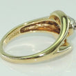 Laden Sie das Bild in den Galerie-Viewer, Vintage Damen Ring 585er Gold mit Diamanten ca. 0.15 ct - 52 16,5 mm Ø