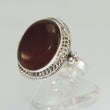 Laden Sie das Bild in den Galerie-Viewer, Vintage Damenring mit Karneol 925er Silber Größe 57 18,1 mm Ø