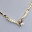 Laden Sie das Bild in den Galerie-Viewer, Collier mit ca, 0.70 ct.Diamanten & Brillanten / 585er 14 Karat Gold 42 cm