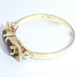 Laden Sie das Bild in den Galerie-Viewer, Vintage Damenring mit Granat 585er 14 Karat Gelbgold - 54 17,2 mm Ø *