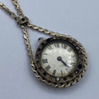 Laden Sie das Bild in den Galerie-Viewer, VINTAGE BLUMUS KETTENUHR -925ER SILBER MIT KETTE-HANDAUFZUG- Defekt