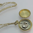 Laden Sie das Bild in den Galerie-Viewer, Taschenuhr Majestic - Handaufzug - vergoldet - mit Kette