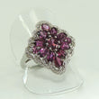 Laden Sie das Bild in den Galerie-Viewer, Damen Ring Amethyst 925er Silber 60 19,1 mm Ø