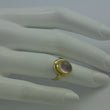 Laden Sie das Bild in den Galerie-Viewer, Vintage Damen Rosenquarz Gelbgold 333er 8 Karat 48 15,3 mm Ø *