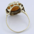 Laden Sie das Bild in den Galerie-Viewer, Vintage Damenring mit Gemme / 585er 14 Karat Gold - 60 19,1 mm Ø *