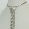 Laden Sie das Bild in den Galerie-Viewer, Modisches Damen Collier mit Strass in Krawattenoptik