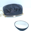 Laden Sie das Bild in den Galerie-Viewer, Vintage Bettl Moob Design Baby Krokodil Damen Handtasche Schwarz Made in Italy