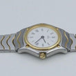 Laden Sie das Bild in den Galerie-Viewer, Ebel Sport Classic Wave Lady Damenuhr Stahl&Gold 750er 18 Karat Quartz