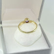 Laden Sie das Bild in den Galerie-Viewer, Vintage Damen-Ring mit Amethyst / 333er - 8 Karat Gelbgold - 58 18,4 mm Ø *