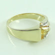 Laden Sie das Bild in den Galerie-Viewer, Vintage Damen Ring 585er 14 Karat Gelbgold mit Citrin&Diamanten 60 19,1 mm Ø *