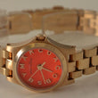 Laden Sie das Bild in den Galerie-Viewer, Original Marc by Marc Jacobs Damen Uhr Rosegold-rot Ref: MBM3311