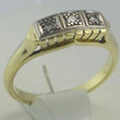 Laden Sie das Bild in den Galerie-Viewer, Vintage Damenring mit Diamanten ca.0.15 ct / 585er 14 K Gold 56 17,8 mm Ø*