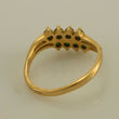 Laden Sie das Bild in den Galerie-Viewer, Vintage Damen-Ring mit Zirkonia Farbstein / 583er 14 Karat Gold 54 17,2 mm Ø *