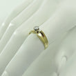 Laden Sie das Bild in den Galerie-Viewer, Vintage Damenring 585er 14 K Gelbgold mit Diamanten ca.0,20 ct 57 18,1 mm Ø *