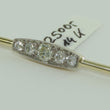 Laden Sie das Bild in den Galerie-Viewer, Vintage 14 Karat 585er Gold Brosche mit Diamanten ca,0.50 ct
