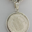 Laden Sie das Bild in den Galerie-Viewer, Kette mit Münzanhänger FERENCZ JOZSEF, 1 Forint, 1879, Original, Silber