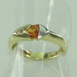 Laden Sie das Bild in den Galerie-Viewer, Damen Ring 585er Gold mit Diamant & Citrin - 56 17,8 mm Ø *