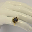 Laden Sie das Bild in den Galerie-Viewer, Vintage Damenring mit Granat / 333er 8 Karat Gold 49 15,6 mm Ø *