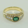 Laden Sie das Bild in den Galerie-Viewer, Wempe Damenring mit Smaragd 0.63ct & Diamanten 0.78ct / 750er Gold 18 Karat *