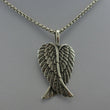 Laden Sie das Bild in den Galerie-Viewer, Silberkette mit Engelsflügeln / 925er Silber / ca. 40 cm