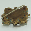 Laden Sie das Bild in den Galerie-Viewer, Antike Brosche mit Türkis