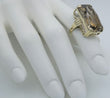 Laden Sie das Bild in den Galerie-Viewer, Vintage Damen Ring mit Rauchquarz 585er - 14 K Gold Gr. 55 (17,5 mm Ø)
