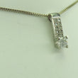 Laden Sie das Bild in den Galerie-Viewer, Damen Kette 925er Silber mit Zirkonia Anhänger