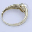 Laden Sie das Bild in den Galerie-Viewer, Damen Ring 333er K Gold mit Perle & Diamant - 56 17,8 mm Ø *
