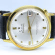 Laden Sie das Bild in den Galerie-Viewer, Vintage Sheffield Electronic Transistorized Herrenuhr / Quarz / Vergoldet