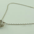 Laden Sie das Bild in den Galerie-Viewer, Vintage 925er Silber Damen Halskette & Anhänger mit Zirkonia 925er Silber