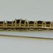 Laden Sie das Bild in den Galerie-Viewer, Vintage-Brosche mit Granat / 333er - 8 Karat Gelbgold