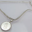 Laden Sie das Bild in den Galerie-Viewer, Kette mit Münzanhänger FERENCZ JOZSEF, 1 Forint, 1879, Original, Silber