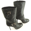 Laden Sie das Bild in den Galerie-Viewer, Jimmy Choo London Stiefel Gr. 39 Schwarz Leder Damen Schuhe Boots