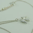Laden Sie das Bild in den Galerie-Viewer, Vintage "Nobel Schmuck" Damen Halskette & Engel Anhänger mit Zirkonia