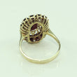 Laden Sie das Bild in den Galerie-Viewer, Vintage Damenring 333er 8 Karat Gold mit Böhmischem Granat - 60 19,1 mm Ø *