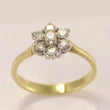 Laden Sie das Bild in den Galerie-Viewer, Vintage Damen-Ring mit Diamanten 0.40ct 585er 14 Karat Gold - 50 15,9 mm Ø *