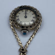 Laden Sie das Bild in den Galerie-Viewer, VINTAGE BLUMUS KETTENUHR -925ER SILBER MIT KETTE-HANDAUFZUG- Defekt