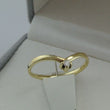 Laden Sie das Bild in den Galerie-Viewer, Damen-Ring mit Brillant / 585er - 14 Karat Gold / Gr. 51 16,2 mm Ø
