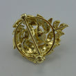 Laden Sie das Bild in den Galerie-Viewer, Vintage Brosche mit 0.48 ct. Brillanten & Perle / 585er - 14 Karat Gold